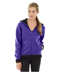 Circe Hooded Ice Fleece-S-Purple